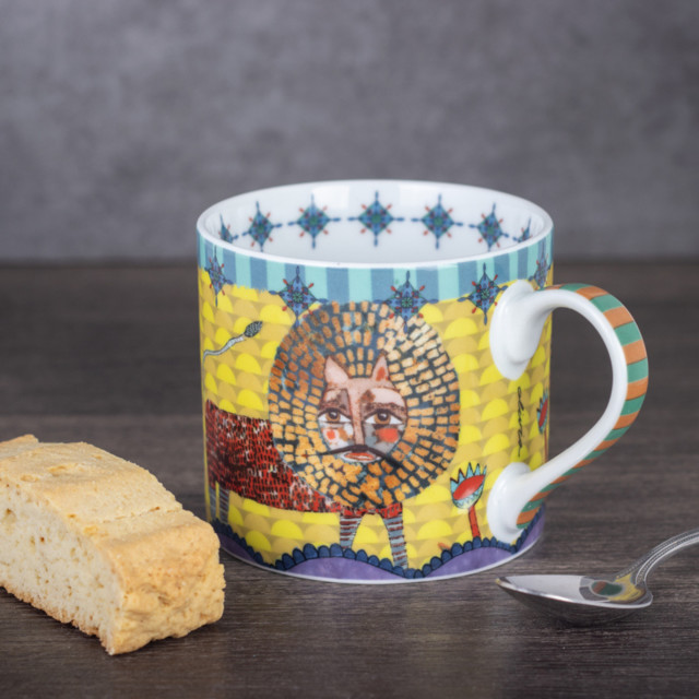 Olivia Lion Cappuccino Mug, 300ml