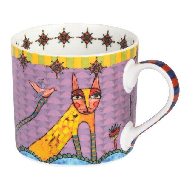 Olivia Wildcat Cappuccino Mug, 300ml