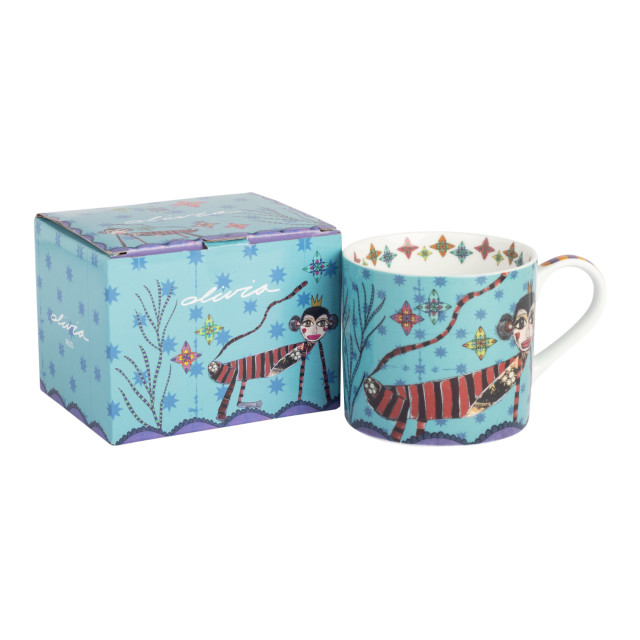 Olivia Monkey Cappuccino Mug, 300ml