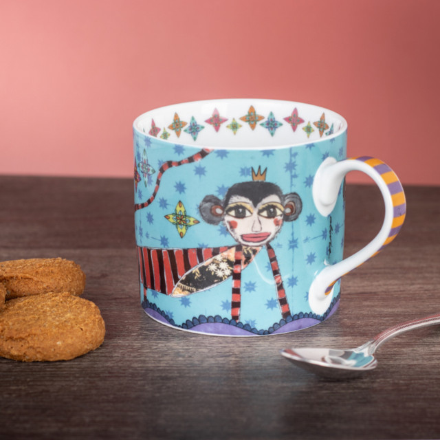 Olivia Monkey Cappuccino Mug, 300ml