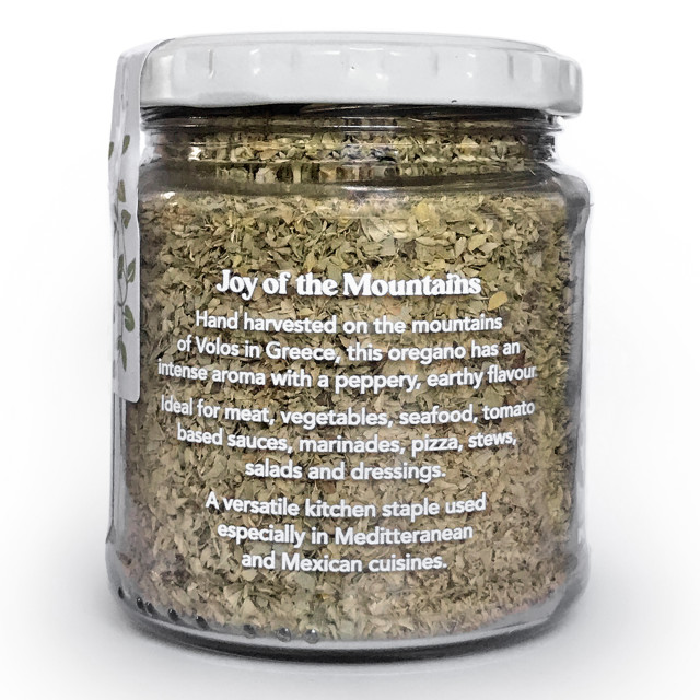 Terra Madre Wild Mountain Greek Oregano Spice, 50g back view