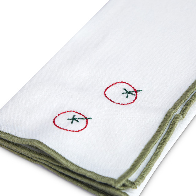 Humble & Mash Garden Gathering Embroidered Napkins, Set of 4