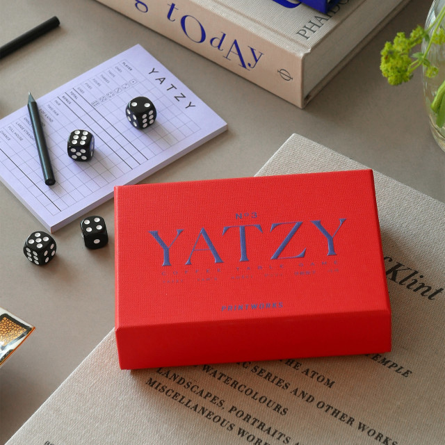 Printworks Classic Yatzy Game - Red