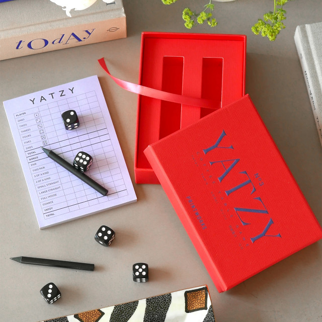 Printworks Classic Yatzy Game - Red