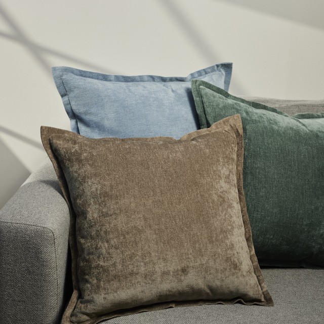 Thread Office Walnut Moretti Scatter Cushion With Feather Blend Inner, 50cm x 50cm
