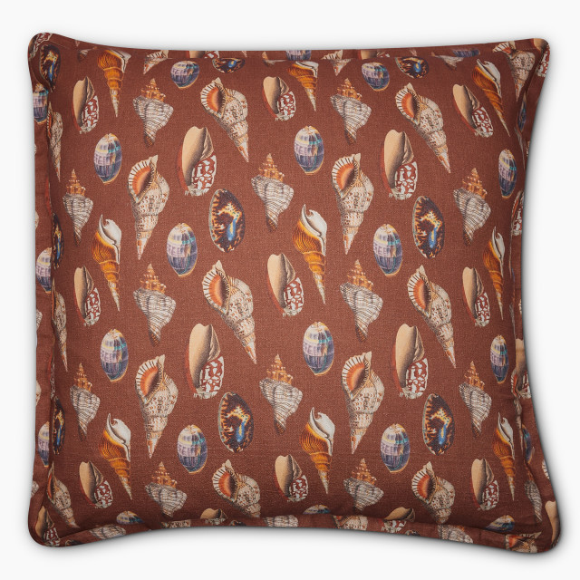 Thread Office Ultramarine Shells Scatter Cushion Cover, 60cm x 60cm
