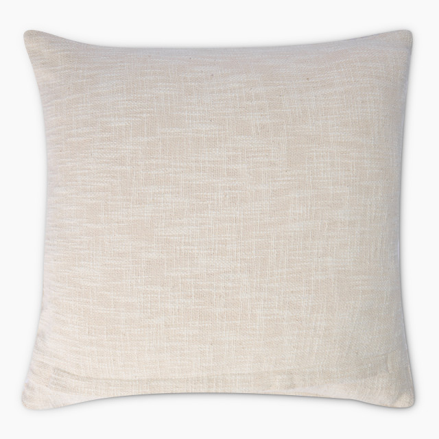 Thread Office Nostalgia Flower Embroidery Scatter Cushion, 50cm x 50cm back view