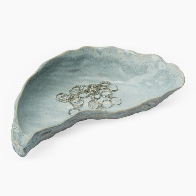 Thread Office Ceramic Mussel Shell Decor Bowl