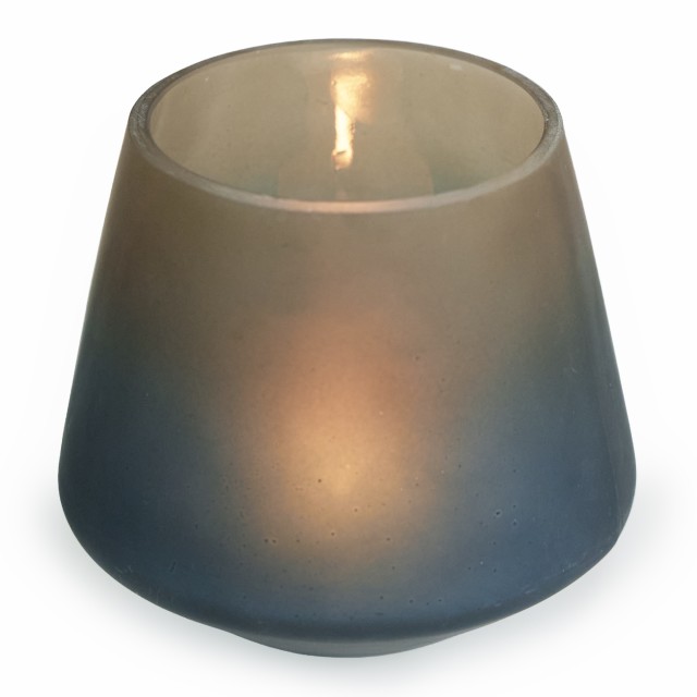 Thread Office Blue Ombre Soda Votive Candle Holder