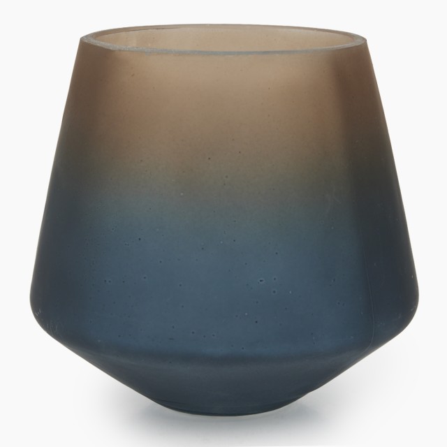 Thread Office Blue Ombre Soda Votive Candle Holder