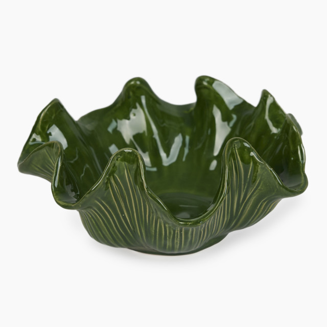 Thread Office Ceramic Leaf Decor Bowl