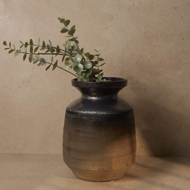 Thread Office Ceramic Ombre Vessel - Tall