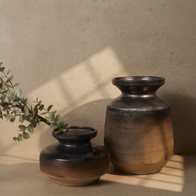 Thread Office Ceramic Ombre Vessel - Short