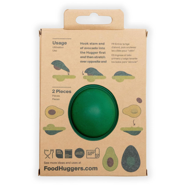 Food Huggers Avocado Huggers, Set of 2 packaging