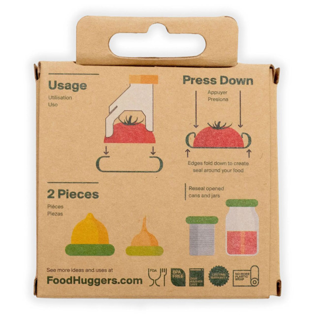 Food Huggers Citrus Savers, Set of 2 packaging