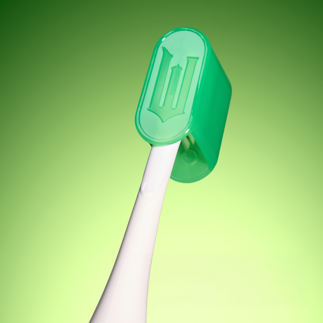Ordo Sonic Edge Rechargeable Toothbrush - Wicked Green cover close up