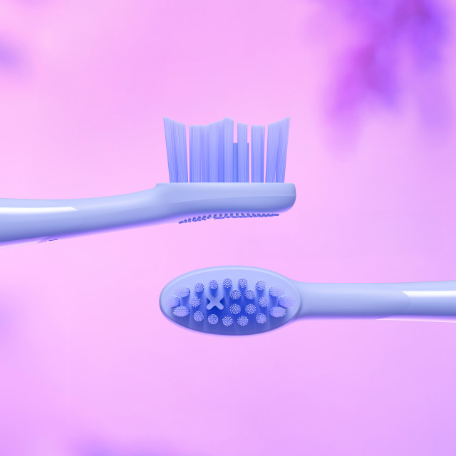 Ordo Sonic Lite Wicked Edition Electric Toothbrush - Wicked Glinda Purple close up