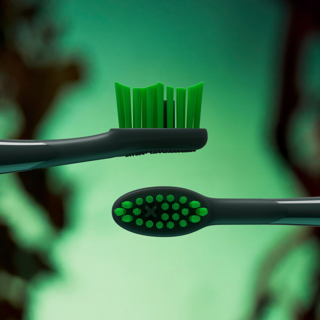 Ordo Sonic Lite Wicked Edition Electric Toothbrush - Wicked Elphaba Green close up