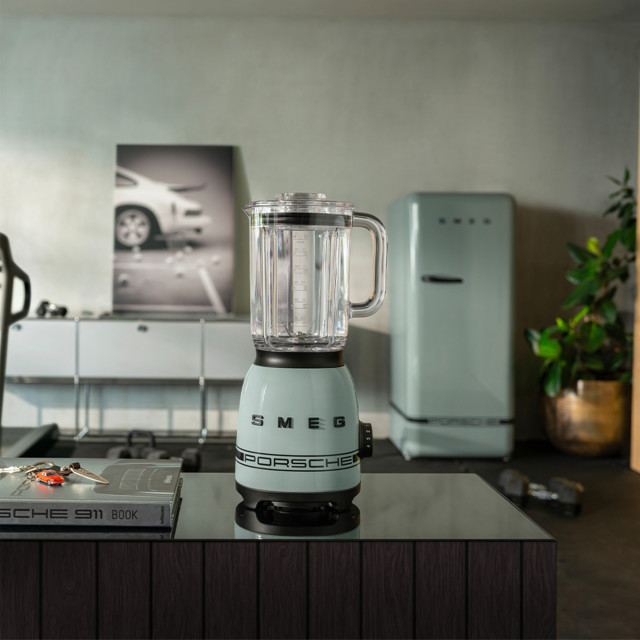 Smeg Porsche x Smeg Retro Style 800W Jug Blender, 1.5L - Sage Green