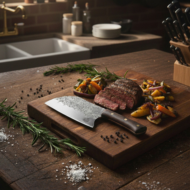 My Butchers Block Viking Cleaver, 18cm
