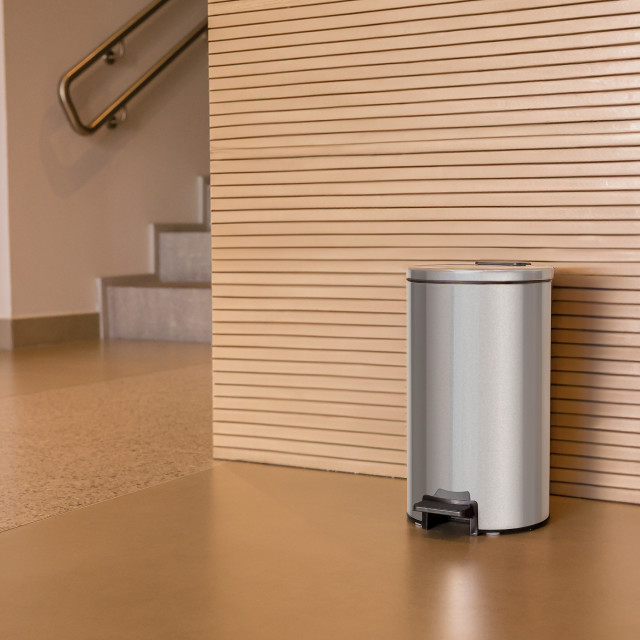 Tramontina Stainless Steel Pedal Bin with Removable Internal Bucket - 20L