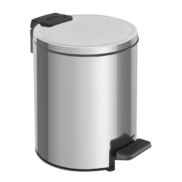 Tramontina Stainless Steel Pedal Bin with Removable Internal Bucket - 12L