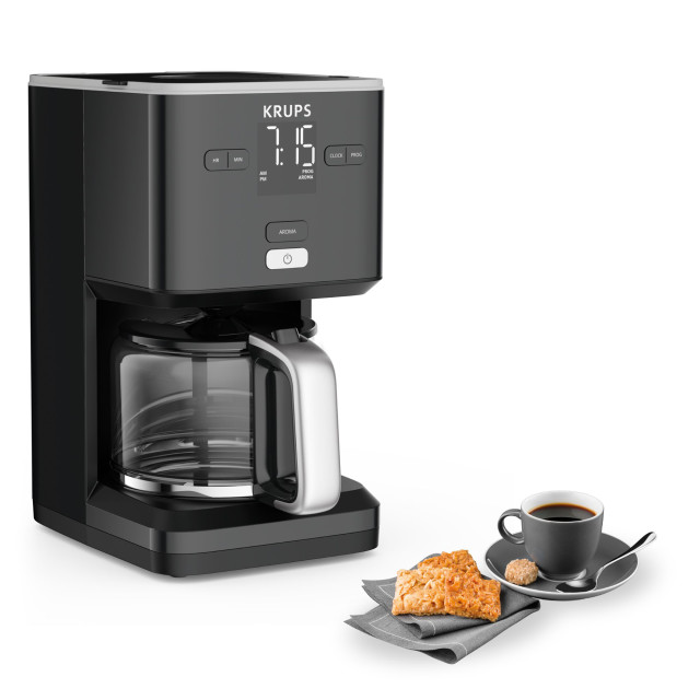 Krups Smart n Light Digital Filter Coffee Maker with coffee