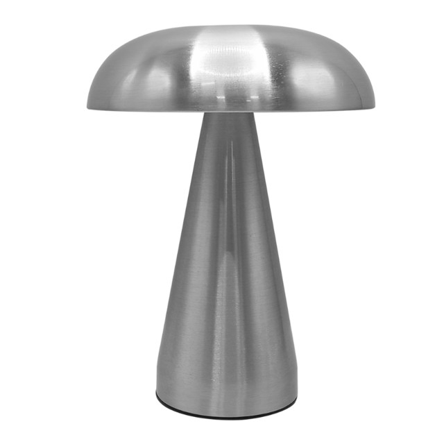 Maisonware Button Portable & Rechargeable Lamp - Silver