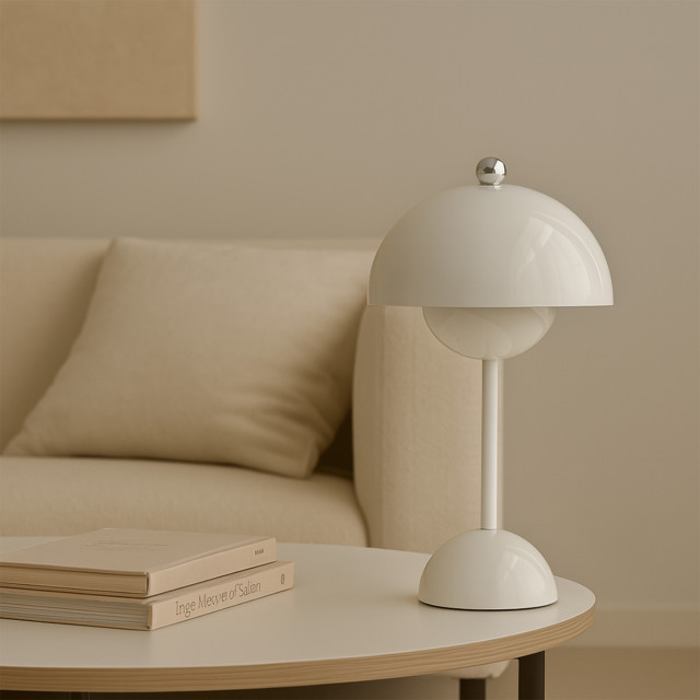 Maisonware Midi Selene Portable & Rechargeable Lamp - White