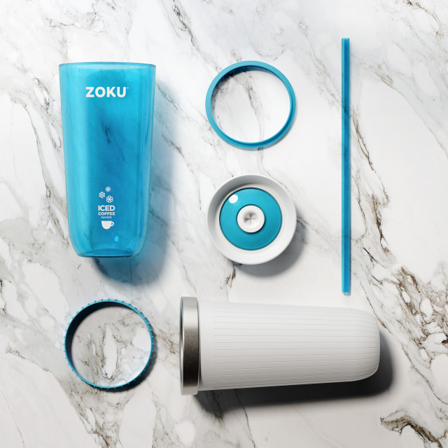 Zoku Iced Coffee Maker, 325ml - Teal