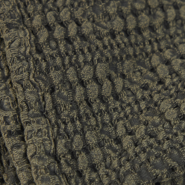 Thread Office Charcoal Stonewash Waffle Throw, 180cm x 200cm