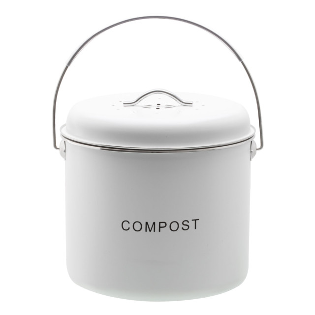 MicroGarden Kitchen Compost Recycling Bin, 6L - Mushroom