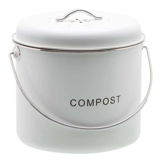 MicroGarden Kitchen Compost Recycling Bin, 6L - Mushroom