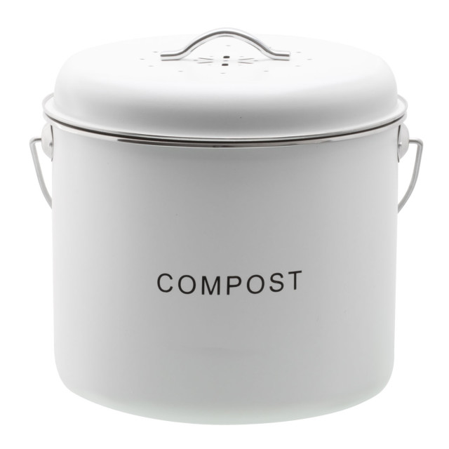 MicroGarden Kitchen Compost Recycling Bin, 6L - Mushroom
