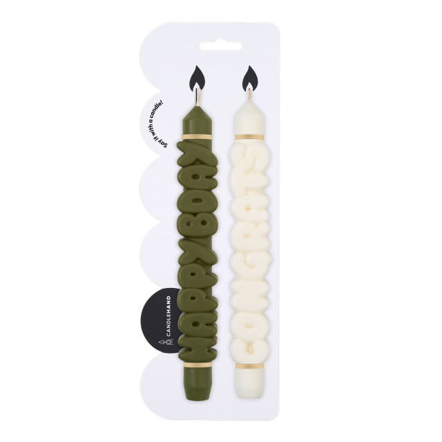 CandleHand 3D Birthday Candle Set packaging