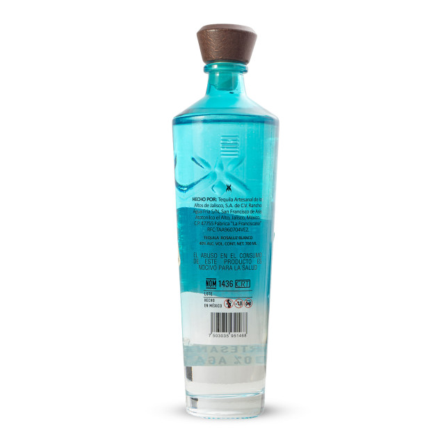 Rosaluz Tequila Rosaluz Blanco, 750ml