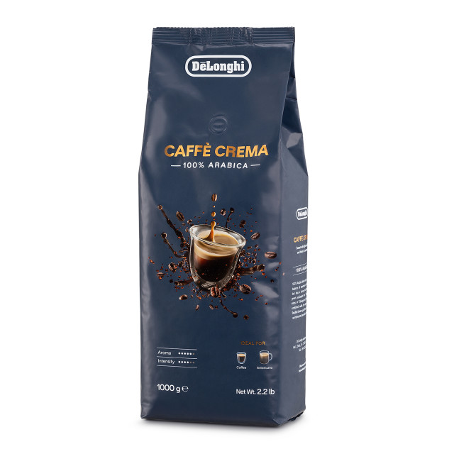DeLonghi Caffe Crema Arabica Coffee Beans - 1kg
