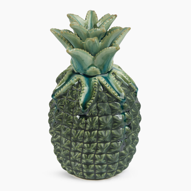 Thread Office Ceramic Green Pineapple Objet