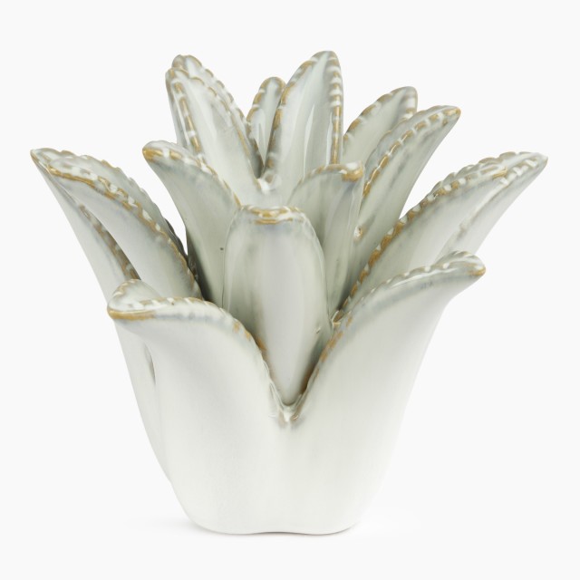 Thread Office Glazed Ceramic Pineapple Head Candle Holder