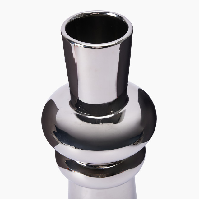 Thread Office Silver Stack Bubble Vase