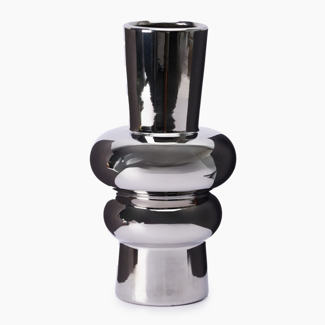 Thread Office Silver Stack Bubble Vase