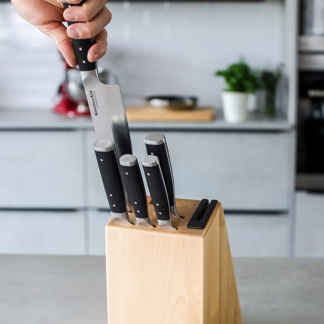 KitchenAid Gourmet Forged Knife Block Set, 5-Piece