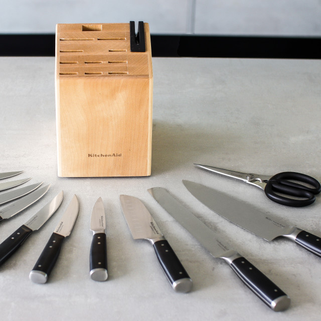 KitchenAid Gourmet Forged Knife Block Set, 11-Piece