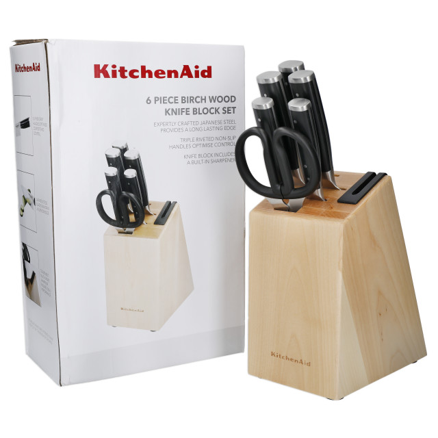 KitchenAid Gourmet Knife Block Set, 6-Piece