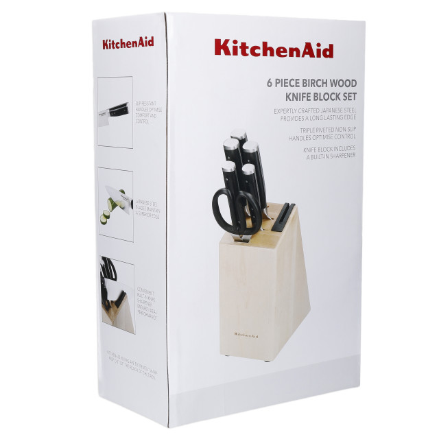 KitchenAid Gourmet Knife Block Set, 6-Piece