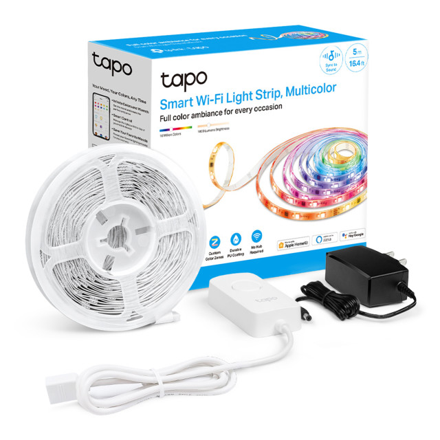 TP Link Tapo L930-5 Smart RGBIC Waterproof Light Strip, 5m