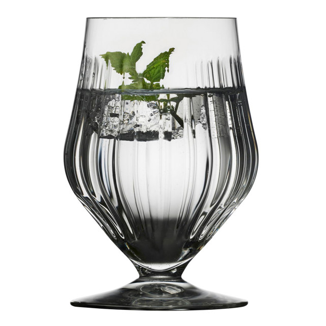 Lyngby Ane Footed Glasses, Set of 4
