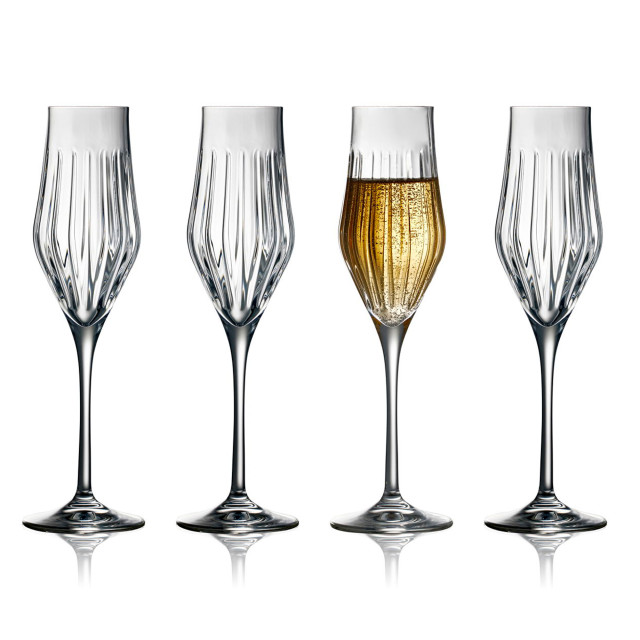 Lyngby Ane Champagne Glasses, Set of 4