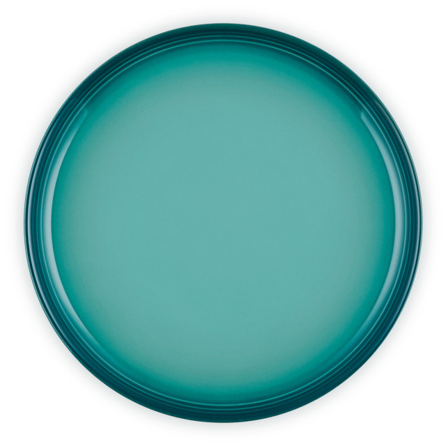"Le Creuset Riviera Coupe Collection Side Plate, 22cm top view