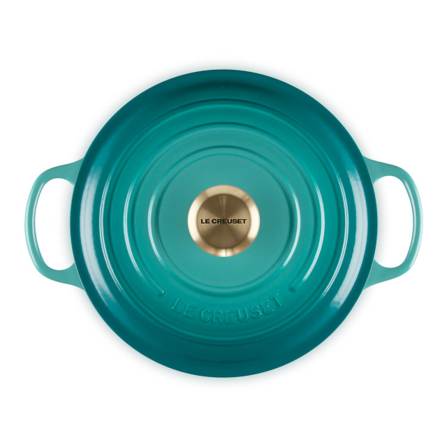 Le Creuset Rivieraï¿½Signature 4.2L Round Cast Iron Casserole, 24cm